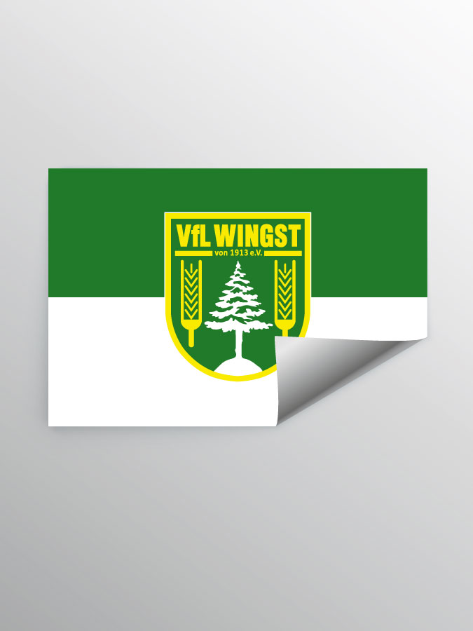 Aufkleber DIN A7 Logo