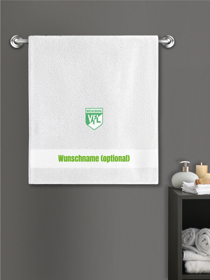 Badehandtuch Team Sticklogo