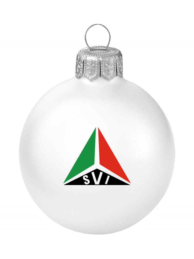 Weihnachtskugel Logo 8cm