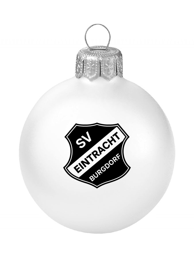 Weihnachtskugel Logo 8cm
