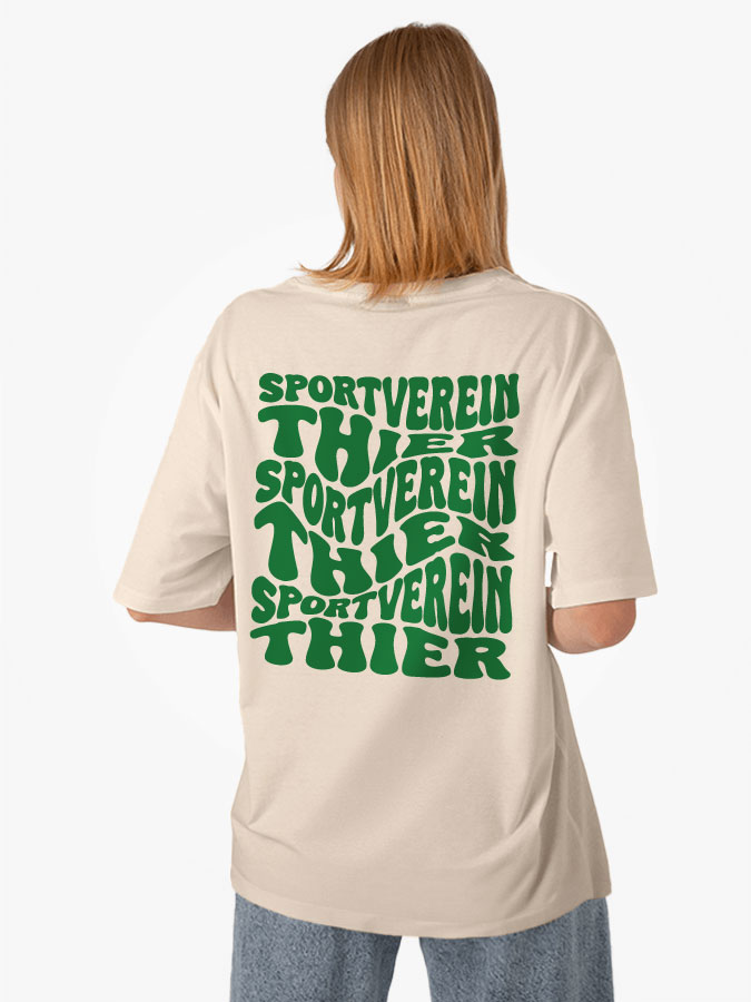 Oversized Shirt Wavy Damen