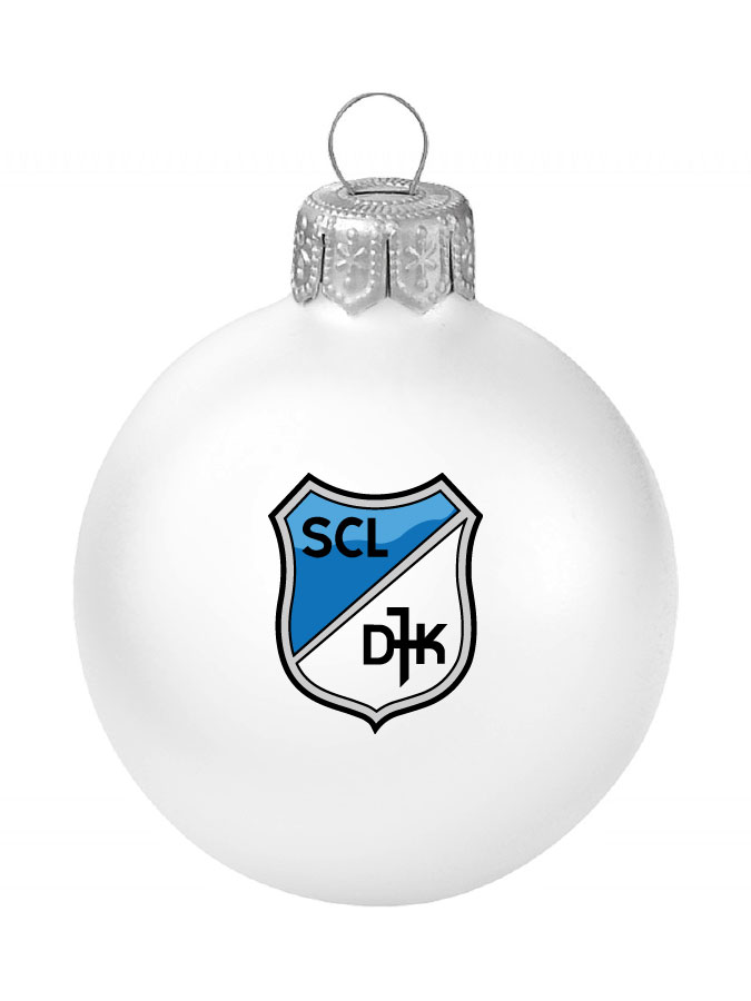 Weihnachtskugel Logo 8cm