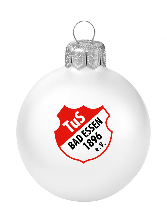 Weihnachtskugel Logo 8cm