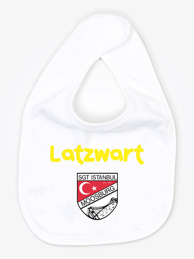 Babylätzchen Latzwart