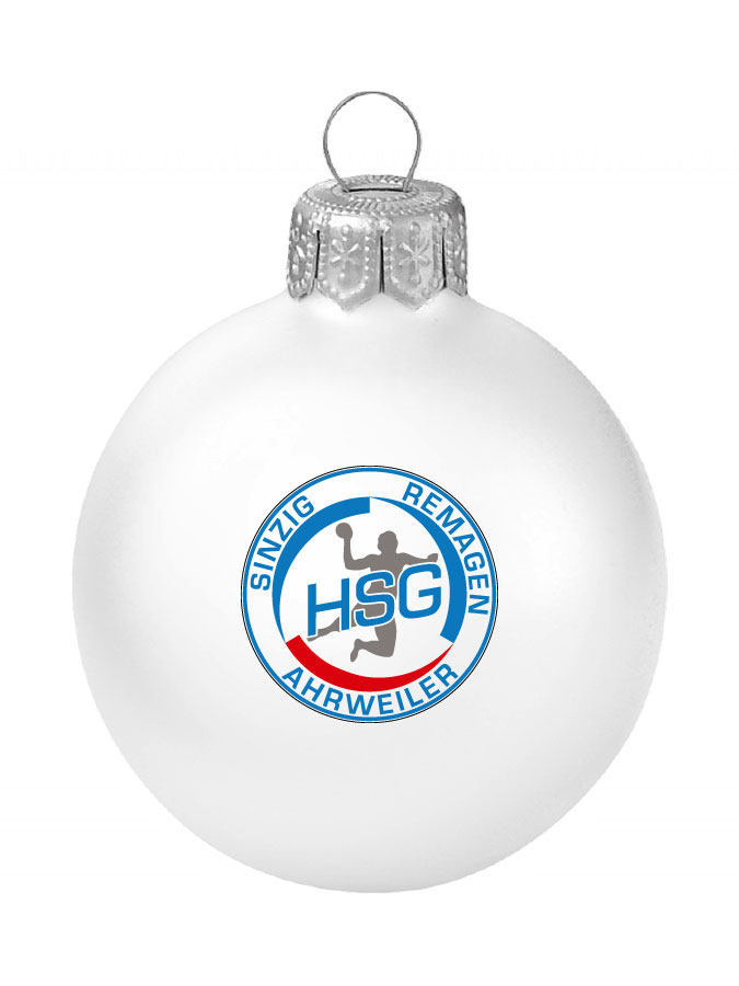 Weihnachtskugel Logo 8cm