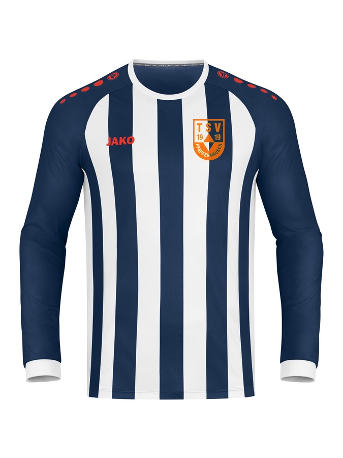 Navy-Weiß-Neonorange