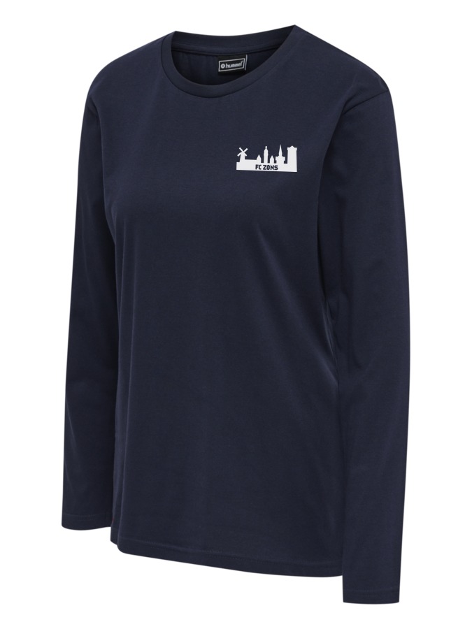 Hummel Red Basic T-Shirt Langarmshirt Damen