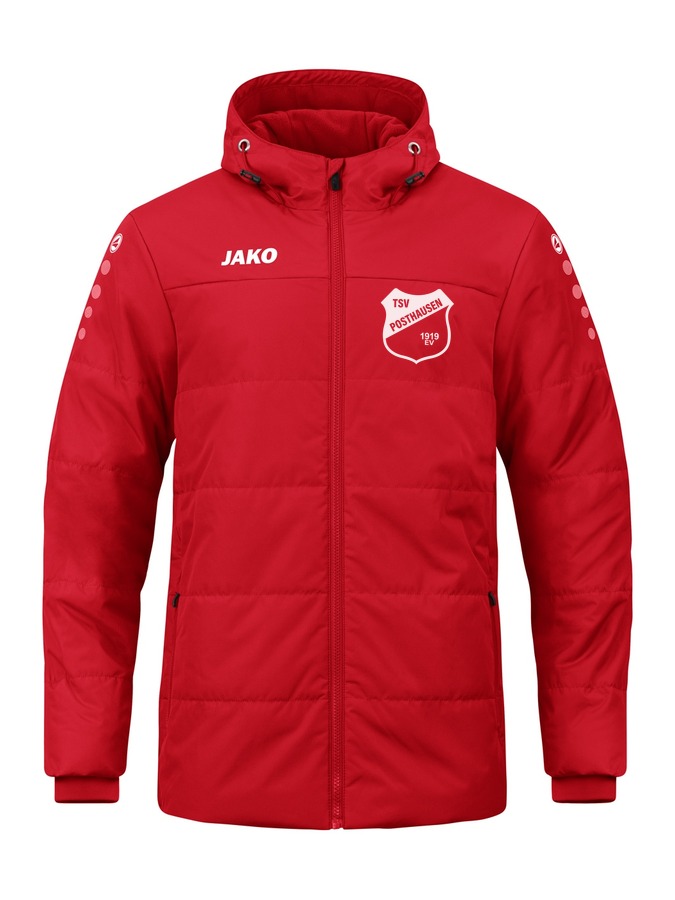 Jako Coachjacke Team mit Kapuze