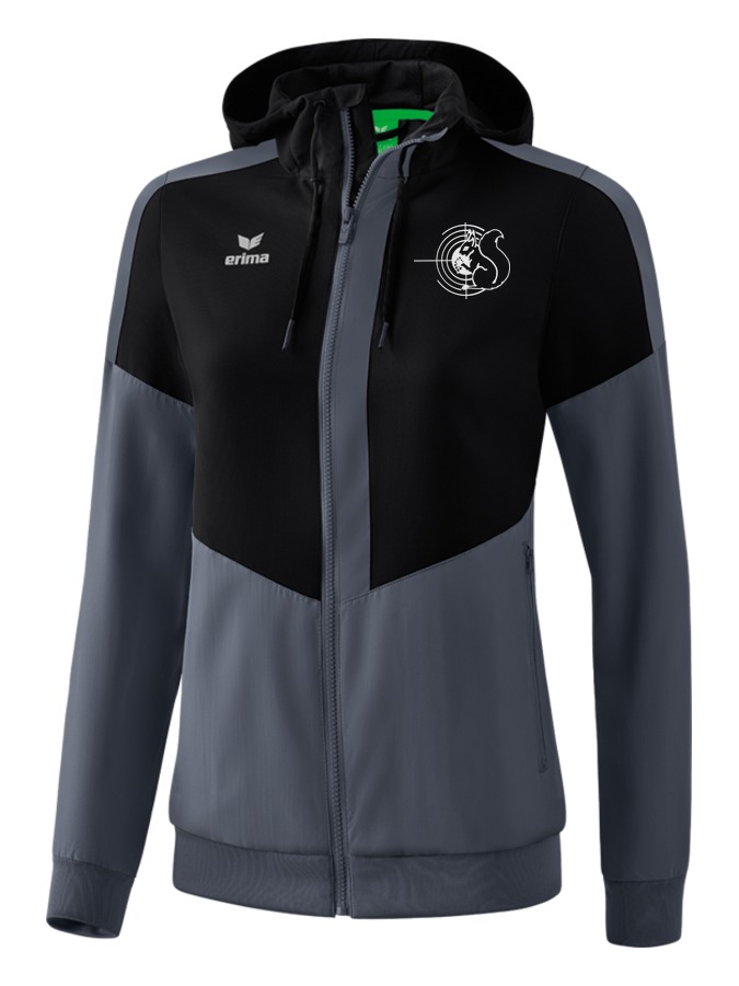 Erima Squad Tracktop Jacke mit Kapuze Damen