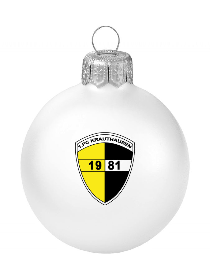 Weihnachtskugel Logo 8cm