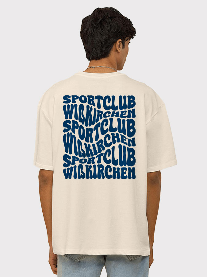 T-Shirt Oversized Wavy Herren