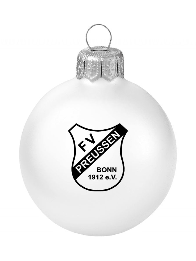 Weihnachtskugel Logo 8cm