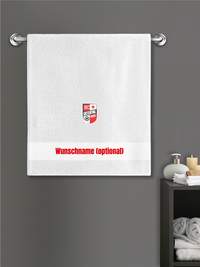 Badehandtuch Team Sticklogo