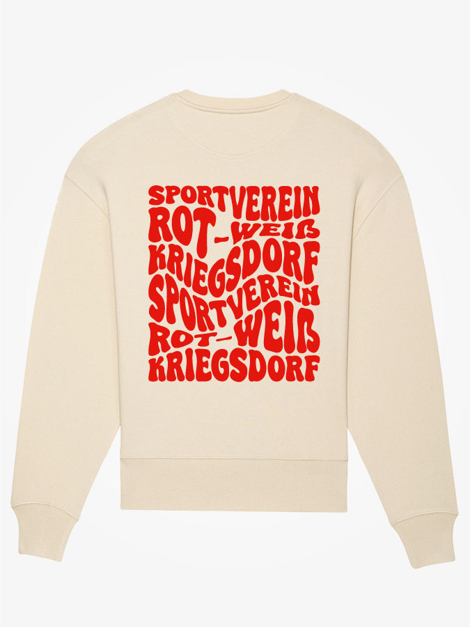 Sweatshirt Oversized Wavy Herren