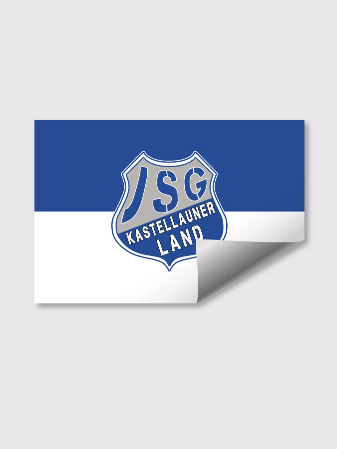 Aufkleber DIN A7 Logo