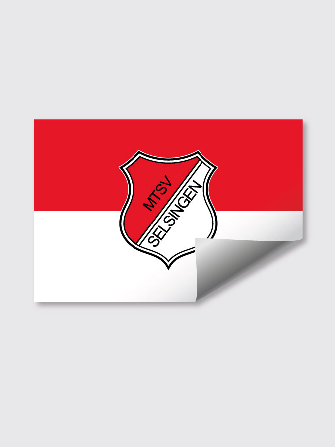 Aufkleber DIN A7 Logo