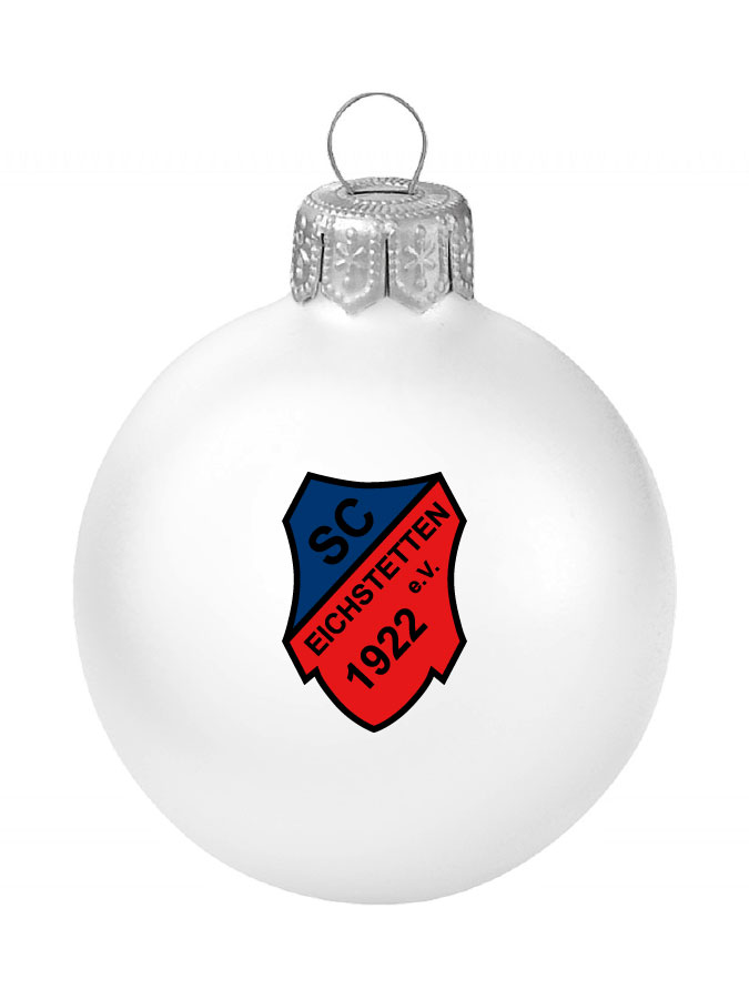 Weihnachtskugel Logo 8cm