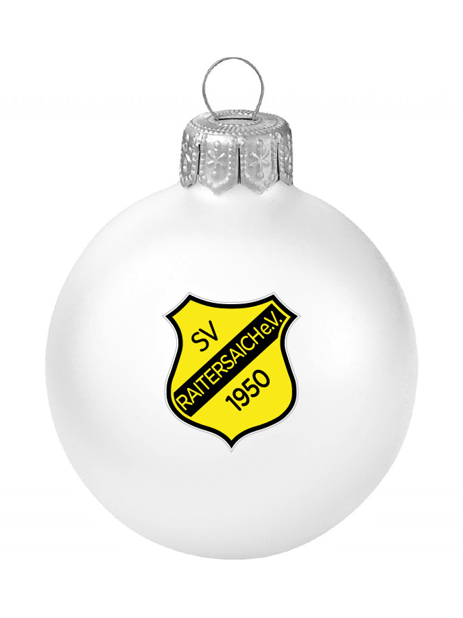 Weihnachtskugel Logo 8cm