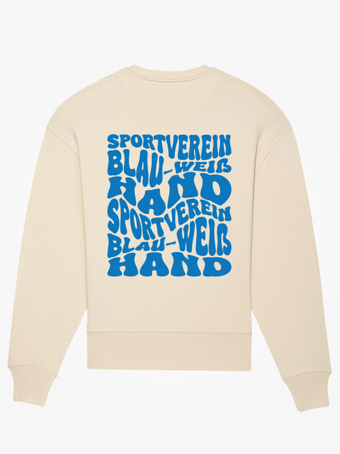 Sweatshirt Oversized Wavy Herren