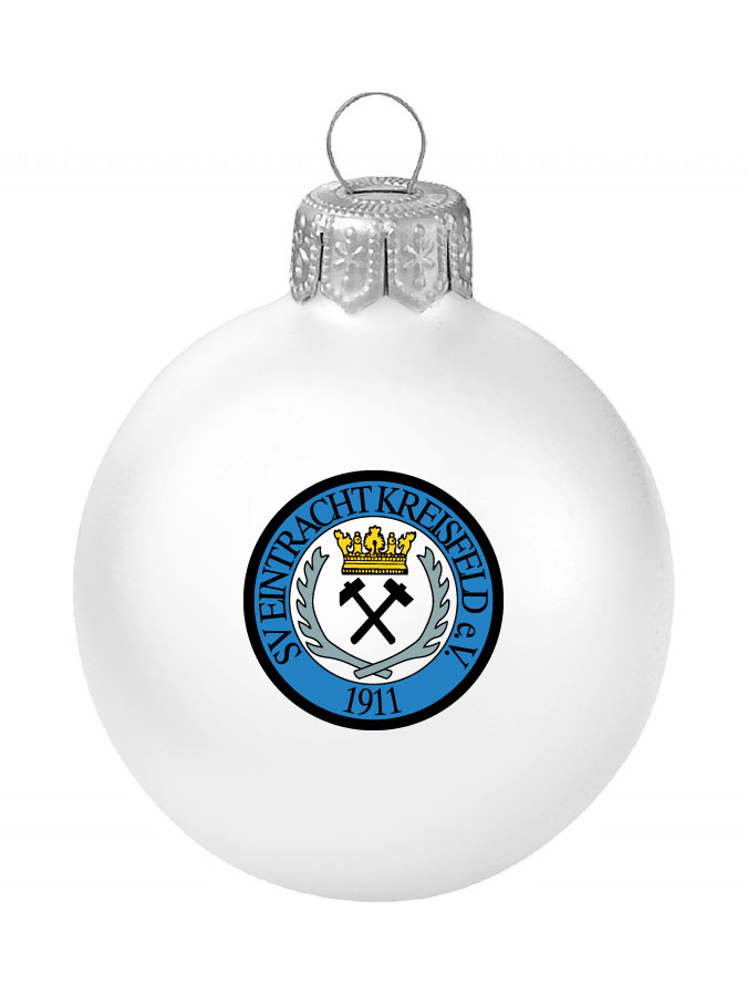 Weihnachtskugel Logo 8cm