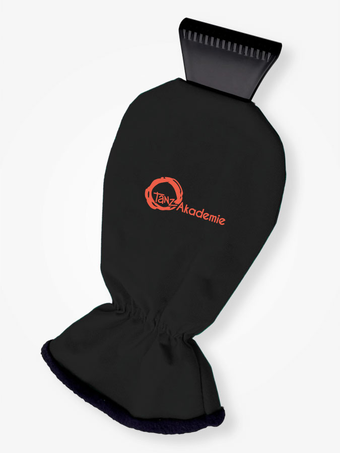 Eiskratzer mit Handschuh