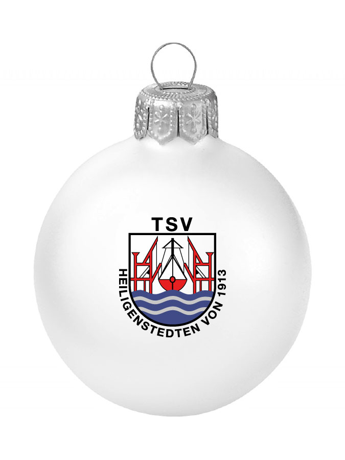Weihnachtskugel Logo 8cm