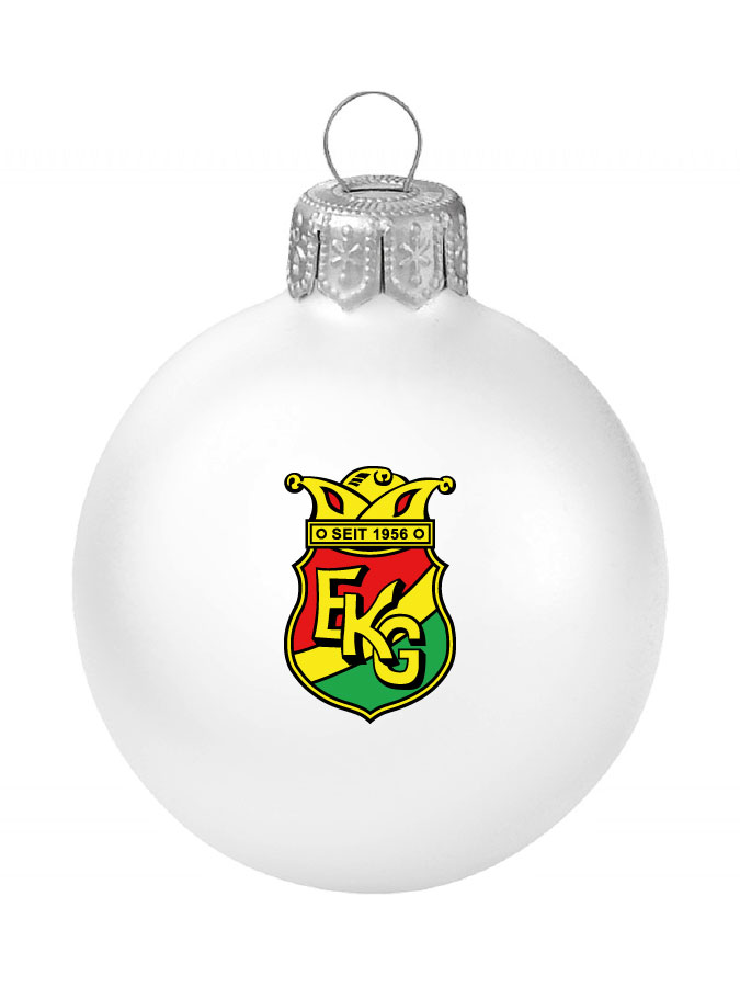 Weihnachtskugel Logo 8cm