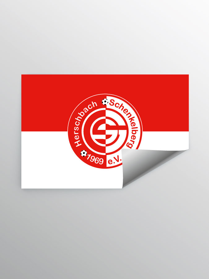 Aufkleber DIN A7 Logo