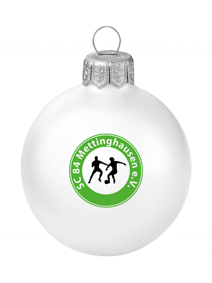Weihnachtskugel Logo 8cm