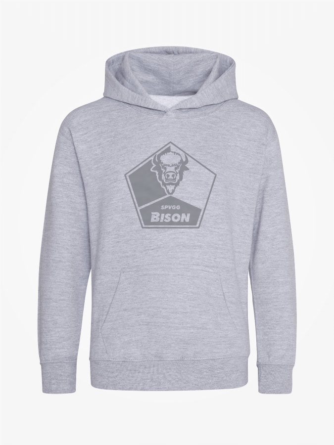 Hoodie All Grey Kids Unisex