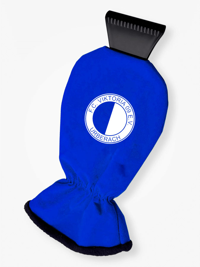 Eiskratzer mit Handschuh