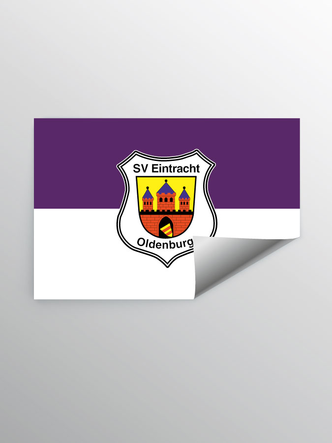 Aufkleber DIN A7 Logo