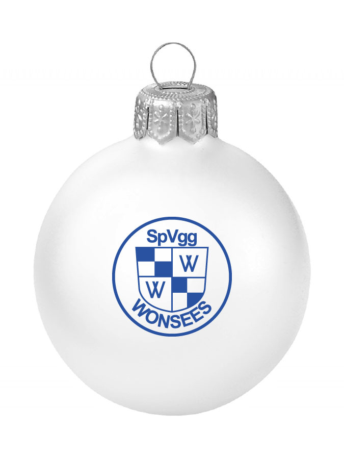Weihnachtskugel Logo 8cm