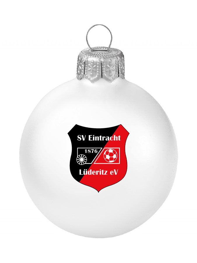 Weihnachtskugel Logo 8cm