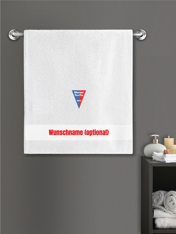 Badehandtuch Team Sticklogo