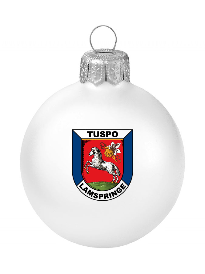 Weihnachtskugel Logo 8cm