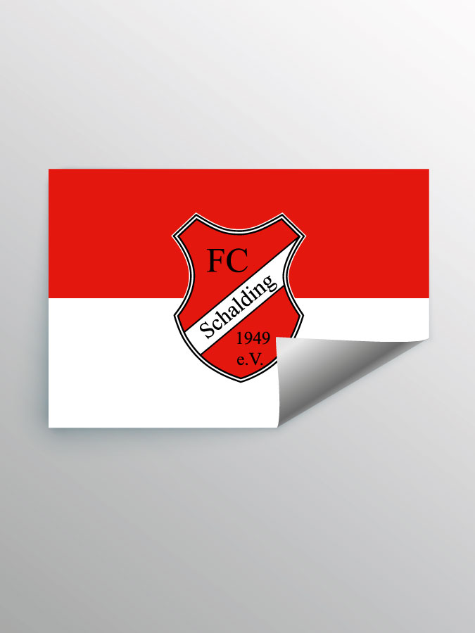 Aufkleber DIN A7 Logo