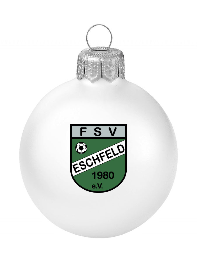 Weihnachtskugel Logo 8cm