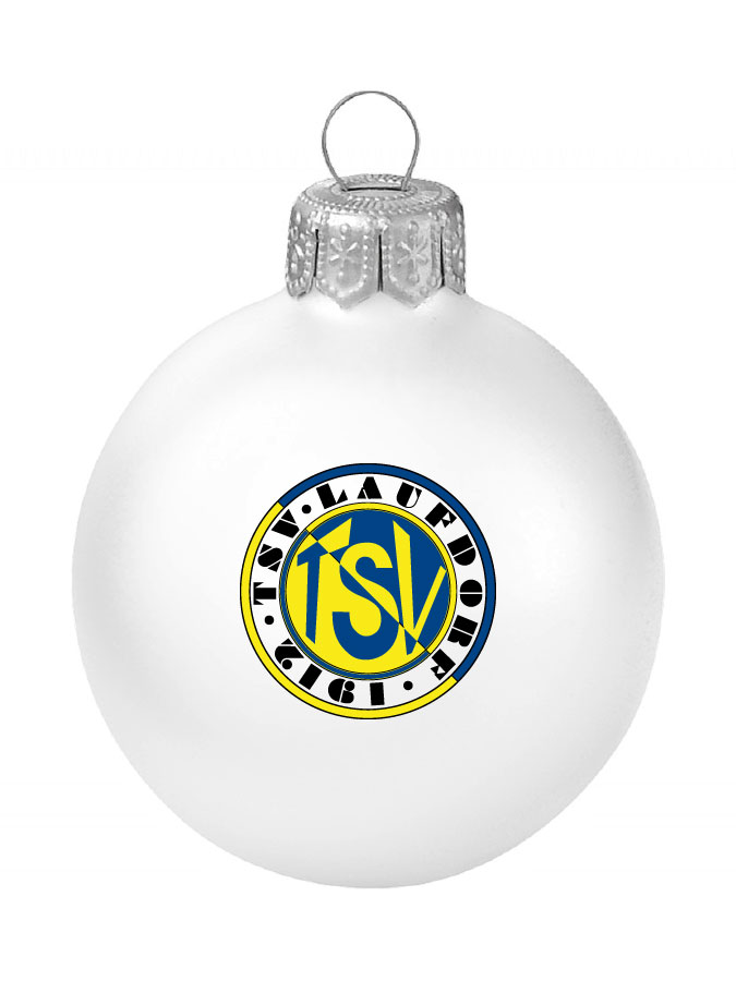 Weihnachtskugel Logo 8cm