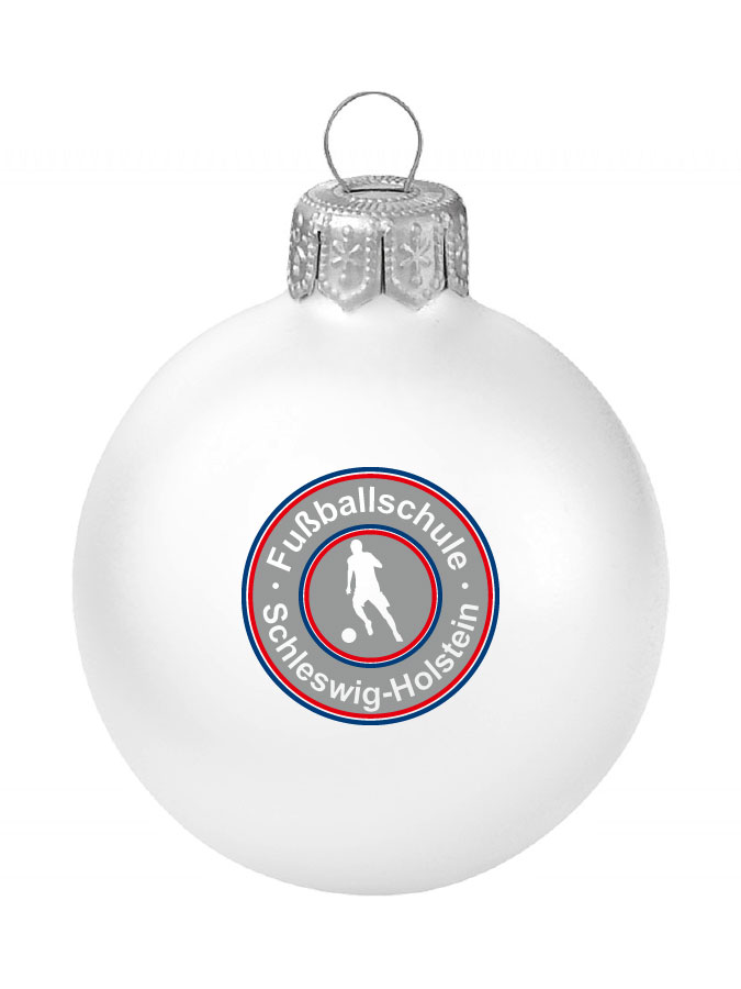Weihnachtskugel Logo 8cm