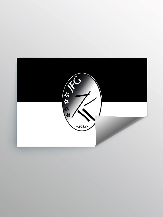 Aufkleber DIN A7 Logo