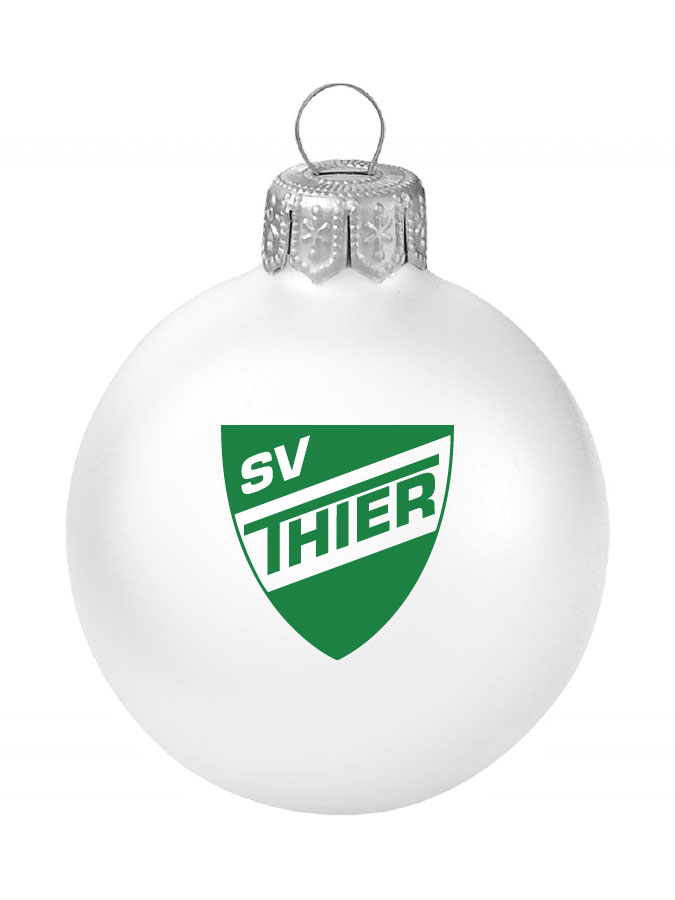 Weihnachtskugel Logo 8cm