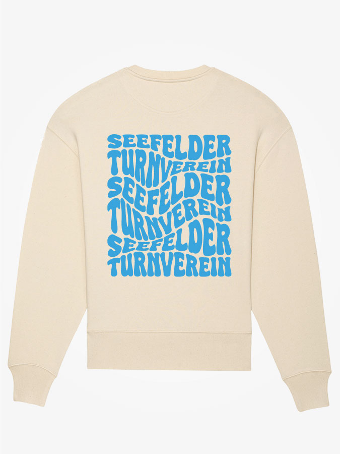 Sweatshirt Oversized Wavy Herren