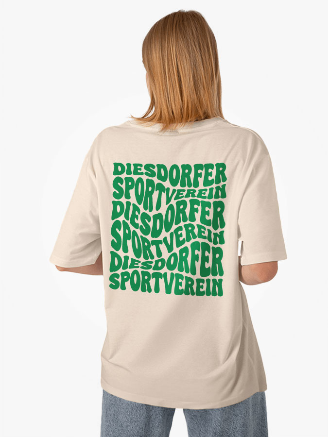 Oversized Shirt Wavy Damen