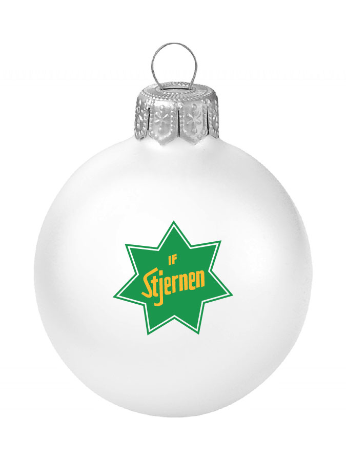 Weihnachtskugel Logo 8cm