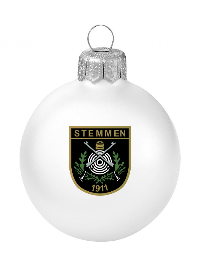 Weihnachtskugel Logo 8cm