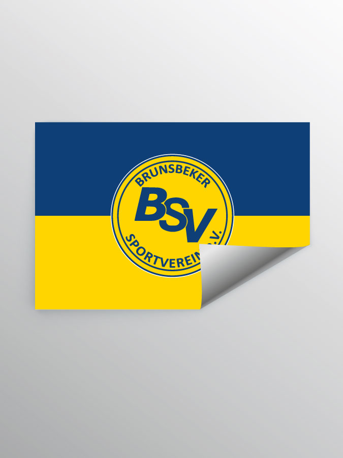 Aufkleber DIN A7 Logo