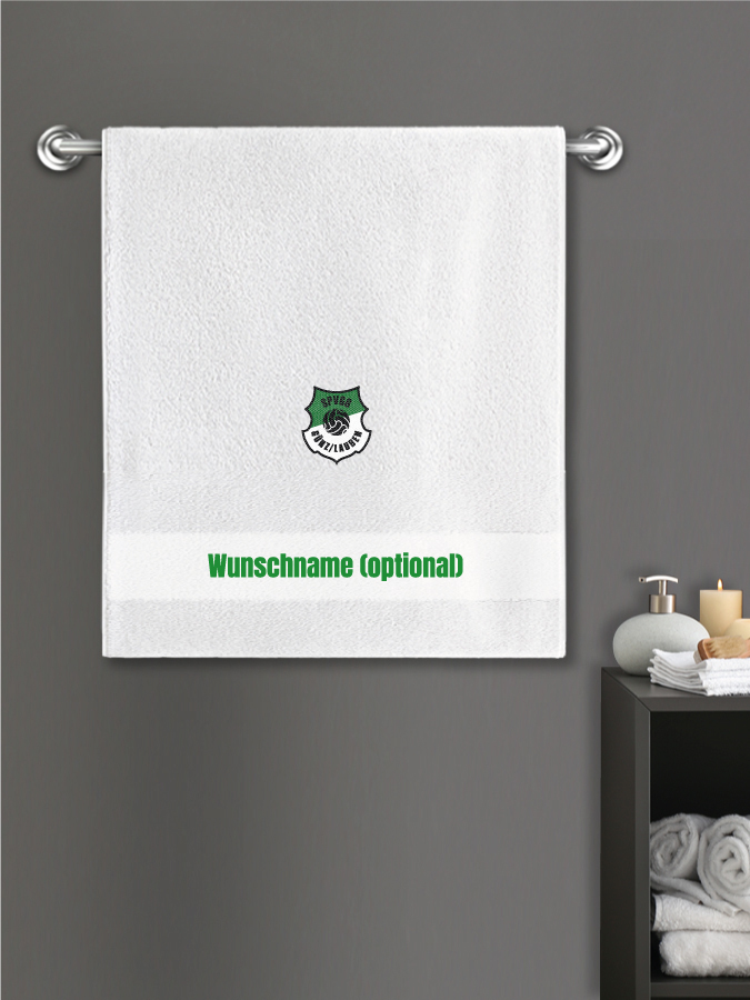 Badehandtuch Team Sticklogo