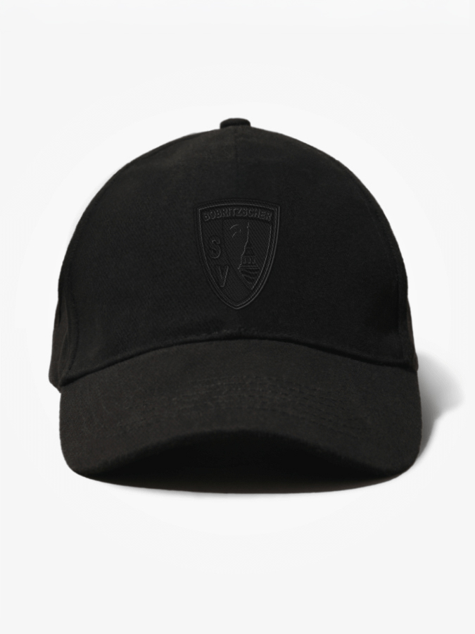 Basecap 5 Panel All Black Sticklogo