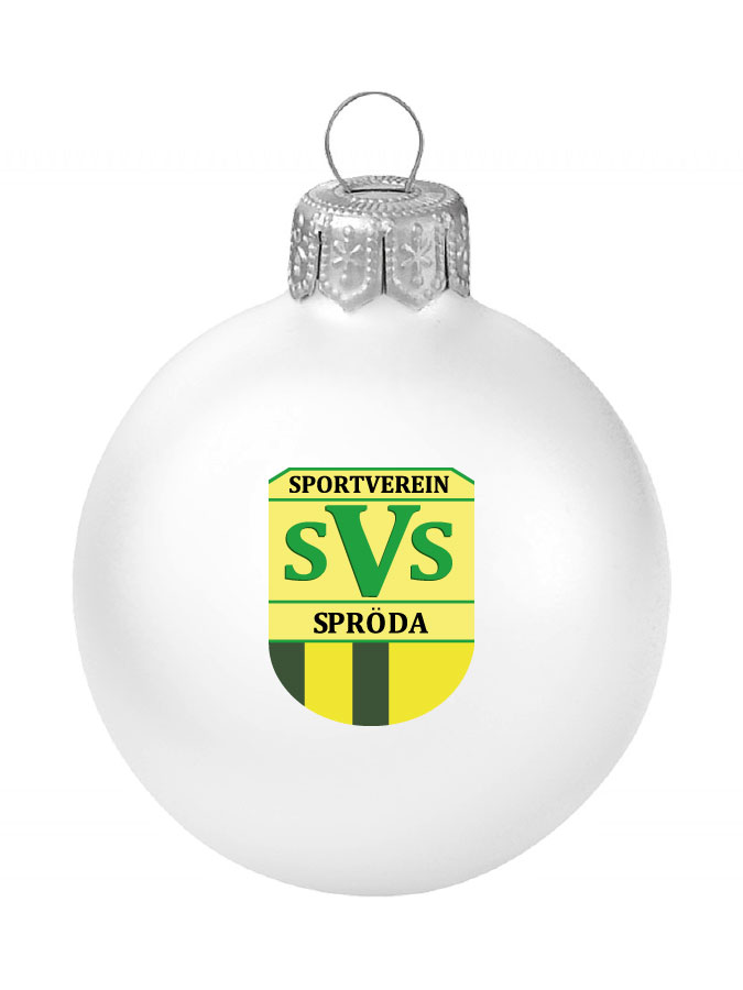Weihnachtskugel Logo 8cm